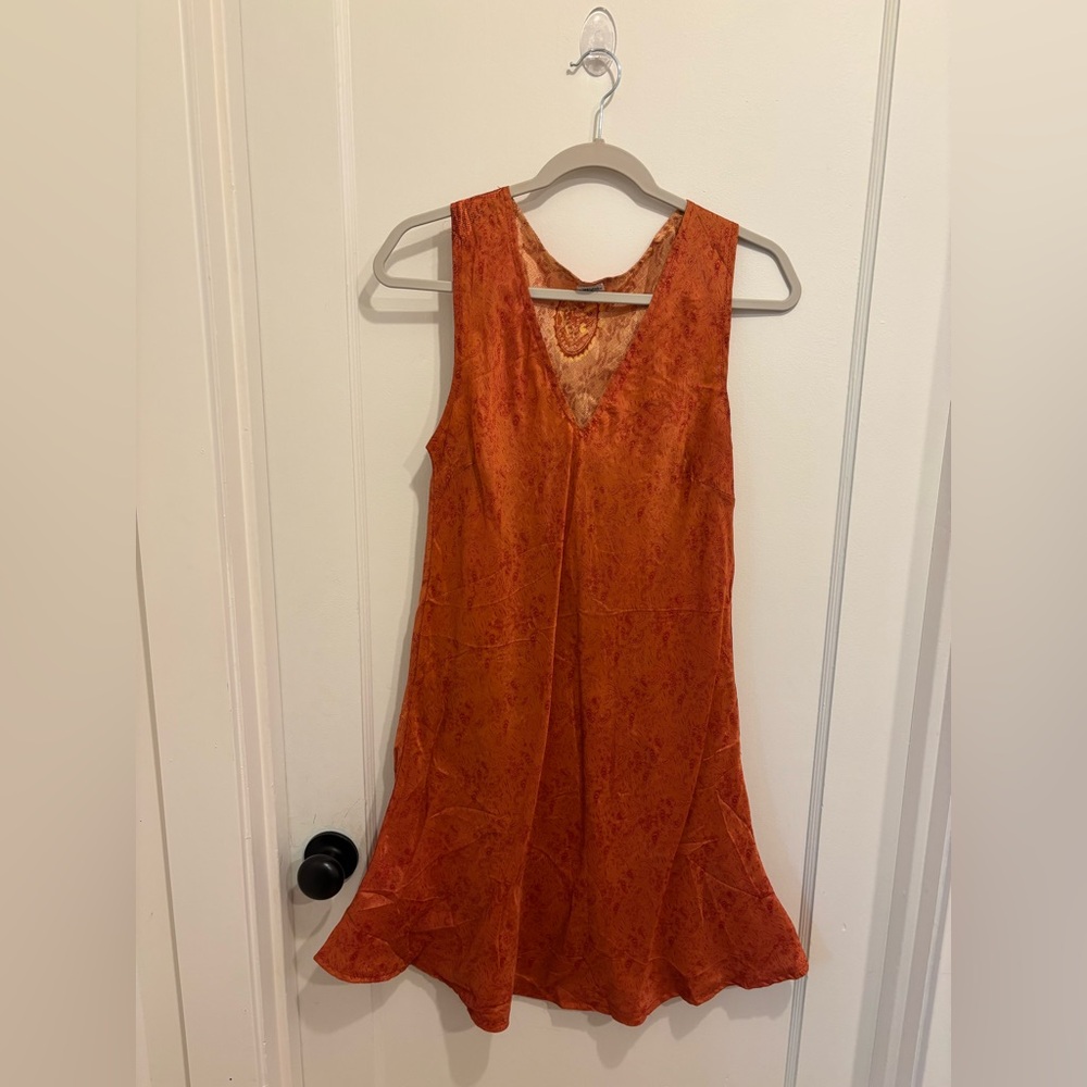 100% Silk Made in India Sleeveless Dress